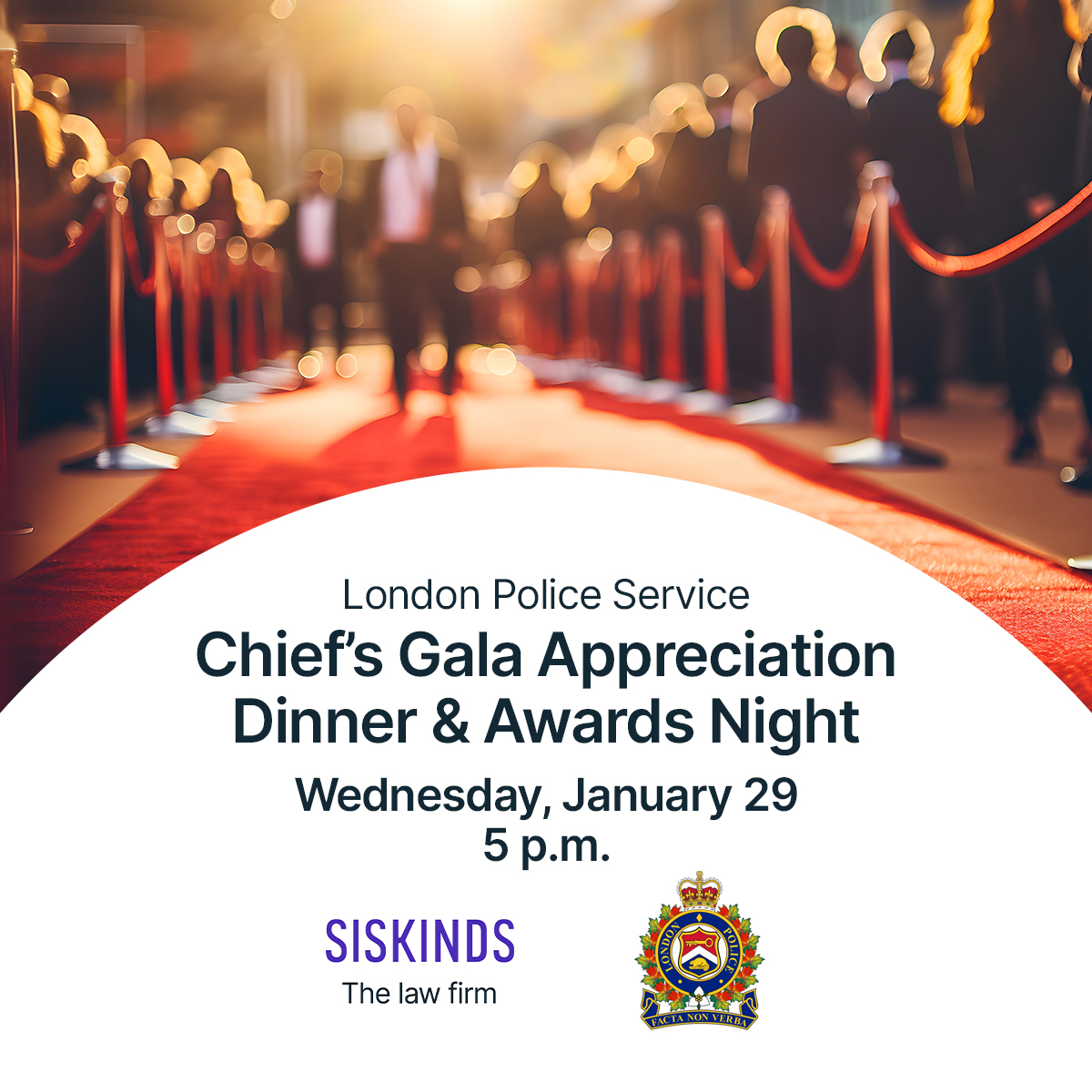 London Police Service Chief's Gala poster