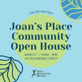 Joan's Place Community Open House